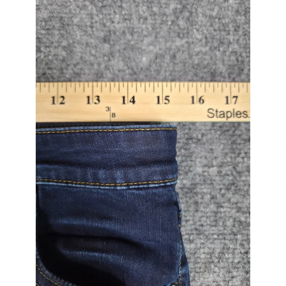 Kut from the Kloth Connie Ankle Skinny Jeans Womens Size 8 Blue Raw Hem